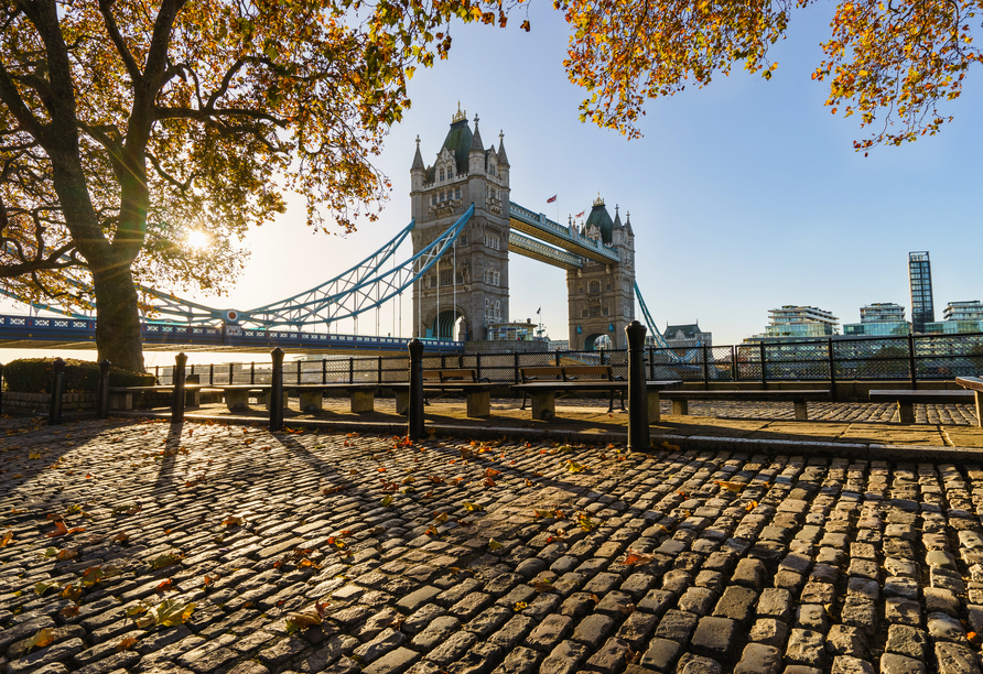 Die berühmte Tower Bridge in London
