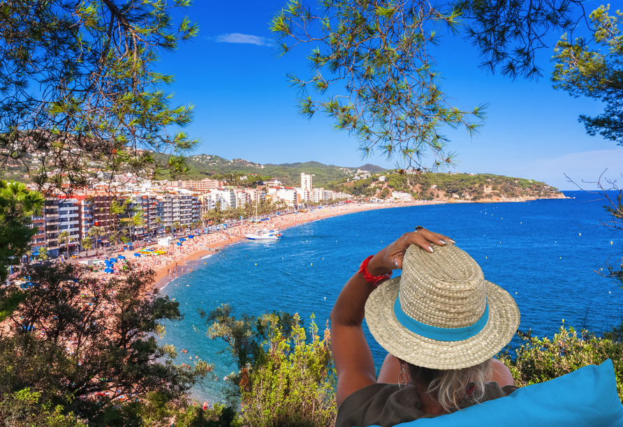Traumhafter Ausblick auf Lloret de Mar