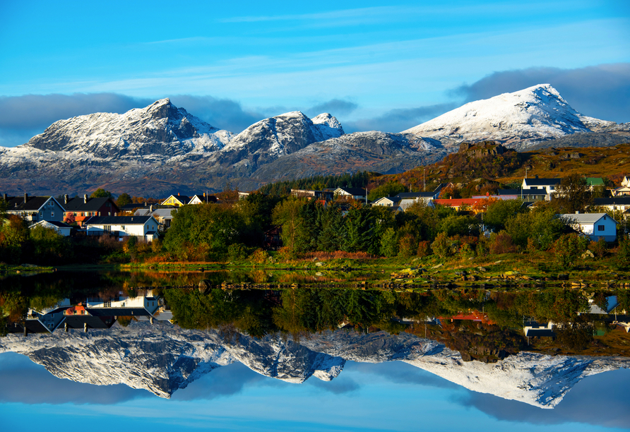 Besuchen Sie den herrlichen Haldsvagen See in Leknes.