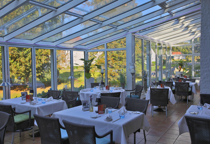 Restaurant mit Wintergarten
