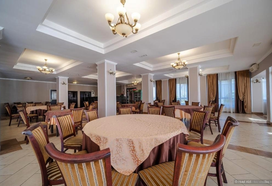 Beispiel des Restaurants im Beispielhotel Aldi