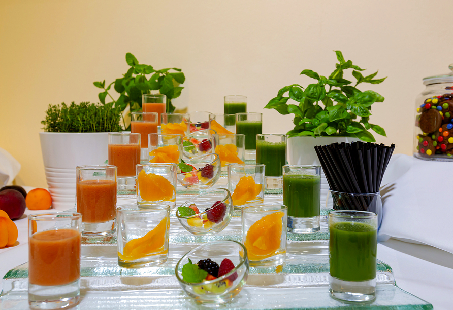 Stärken Sie sich beim Frühstück für den Tag.