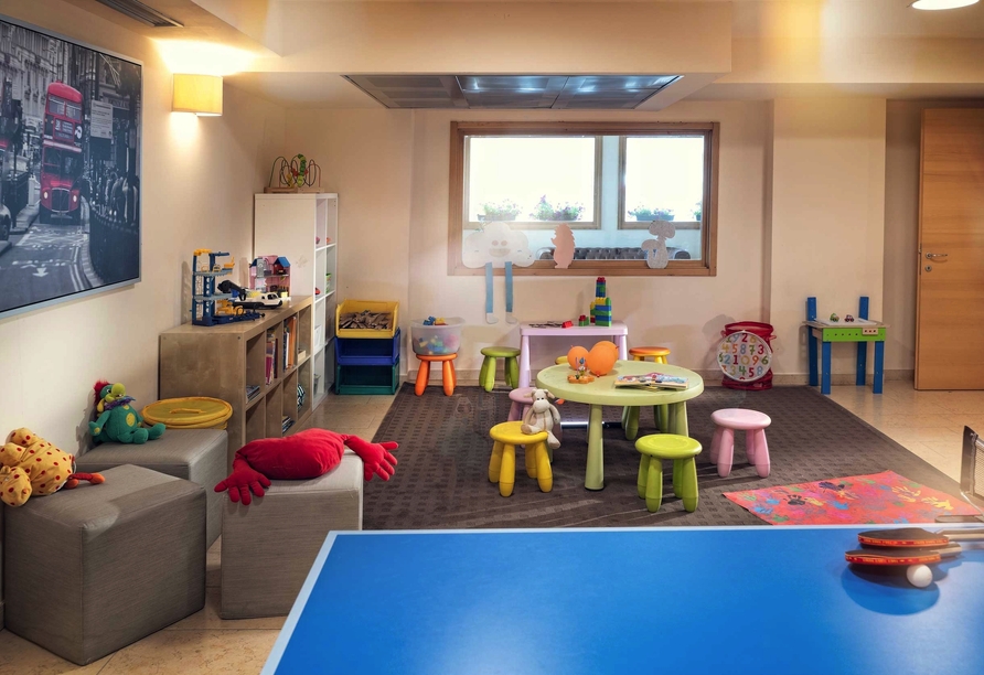 Im Spielzimmer kommen die kleinen Gäste voll auf ihre Kosten.