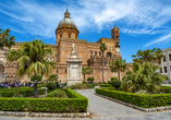 Bewundern Sie die prachtvolle Kathedrale von Palermo.