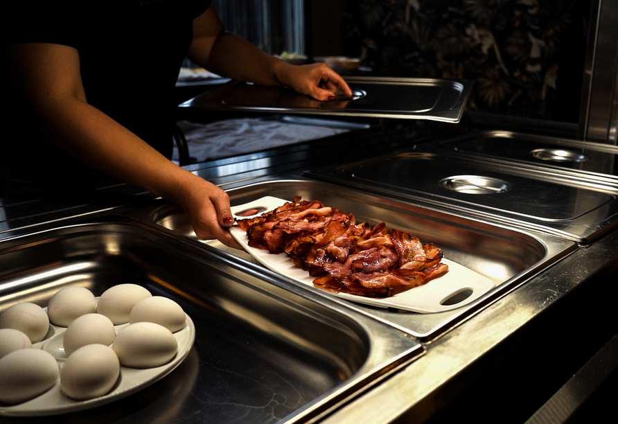 Stärken Sie sich beim Frühstück für einen erlebnisreichen Tag.