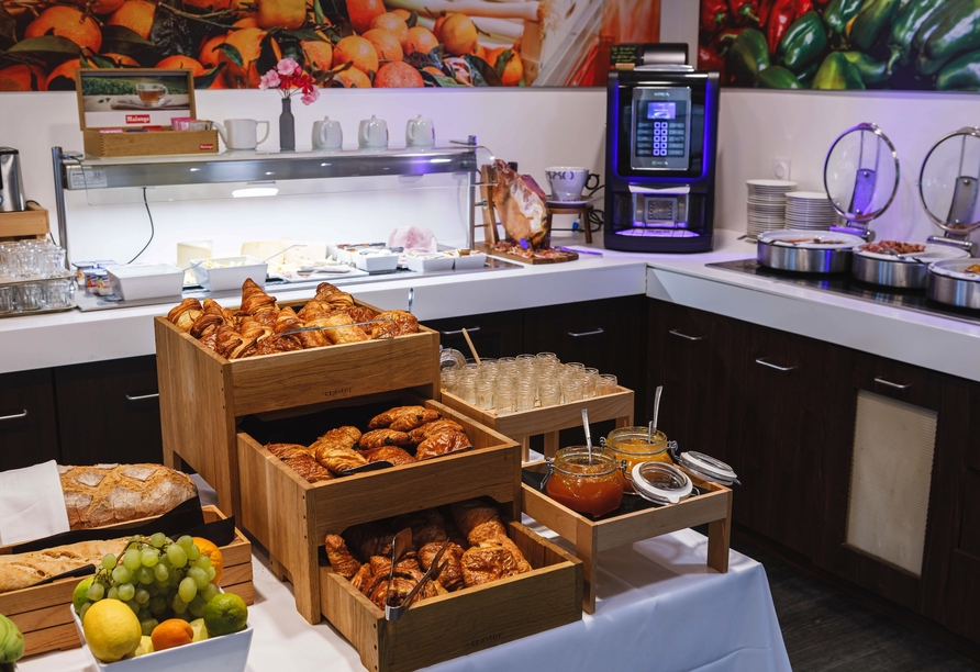 Das Frühstück im Beispielhotel Holiday Inn in Toulon stärkt Sie für den Tag.