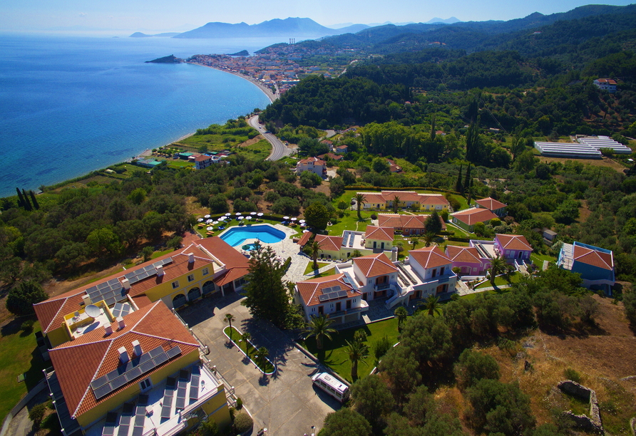 Das Hotel Arion überzeugt mit einer einzigartigen Panoramalage.