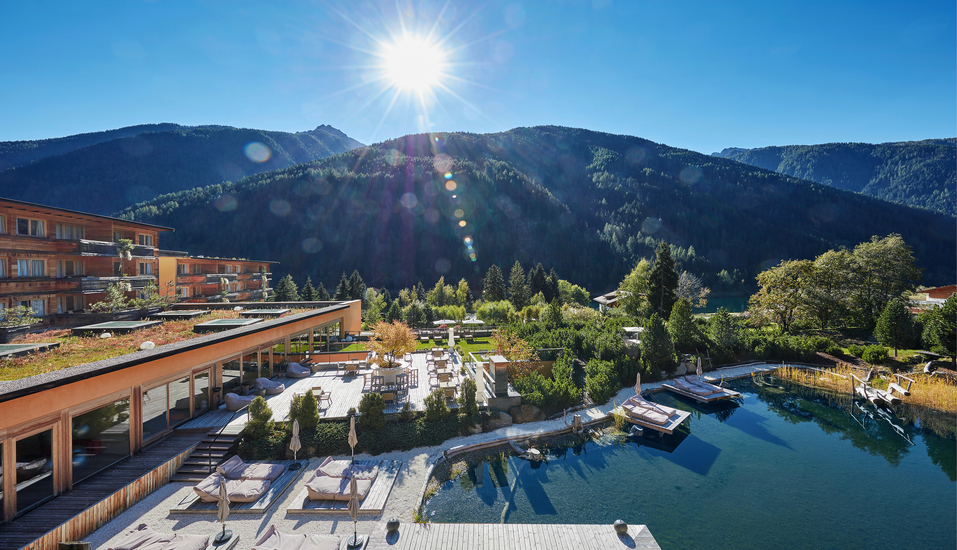 Außenansicht des Arosea Life Balance Hotel 