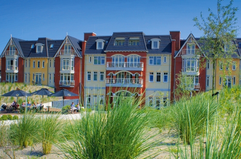 Außenansicht eines Beispielhotels