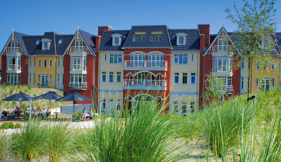 Außenansicht eines Beispielhotels