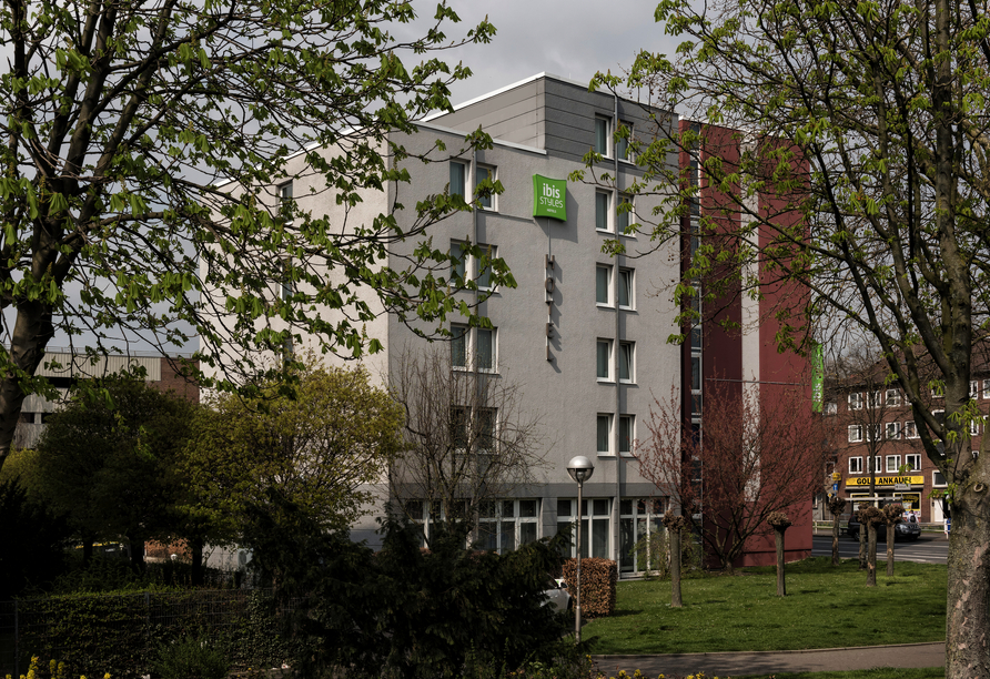 Außenansicht des ibis Styles Hotels Gelsenkirchen