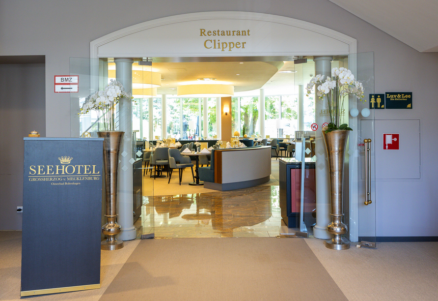 Lassen Sie sich im Restaurant des Seehotels kulinarisch verwöhnen.