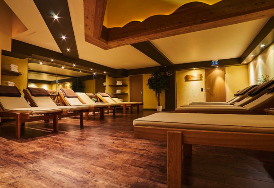 Im Ruhebereich ist der Alltagsstress schnell vergessen.