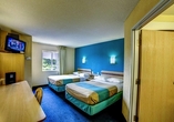 Beispiel Doppelzimmer des Beispielhotels Motel 6 Huntsville