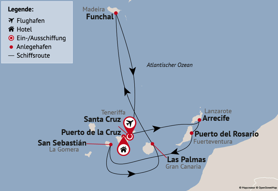 Ihre Reiseroute am 15.01.27