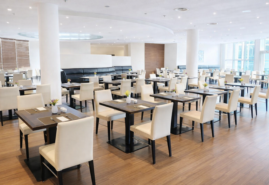 Im Restaurant genießen Sie kulinarische Gaumenfreuden.