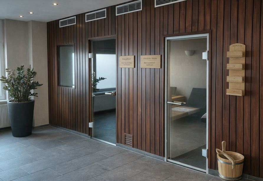 Wie wäre es mit einem Aufguss in der Sauna?