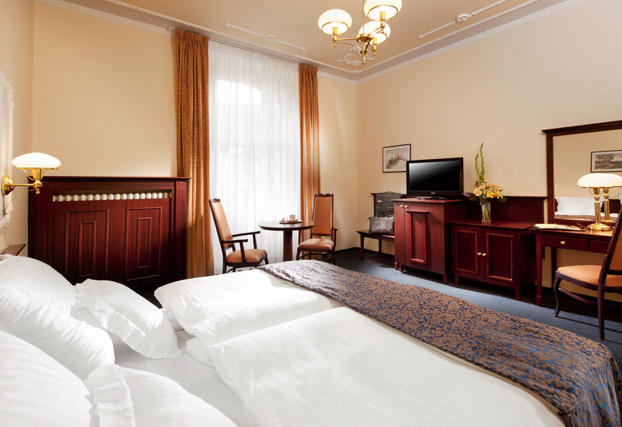 Beispiel eines Doppelzimmers Deluxe.