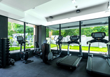 Im Fitnessraum können Sie Ihrer Energie freien Lauf lassen.