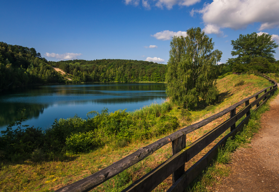 Der Wolin Nationalpark ist perfekt für einen Spaziergang.
