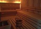 Entspannen Sie in der Sauna des Nordseehotels Wilhelmshaven.