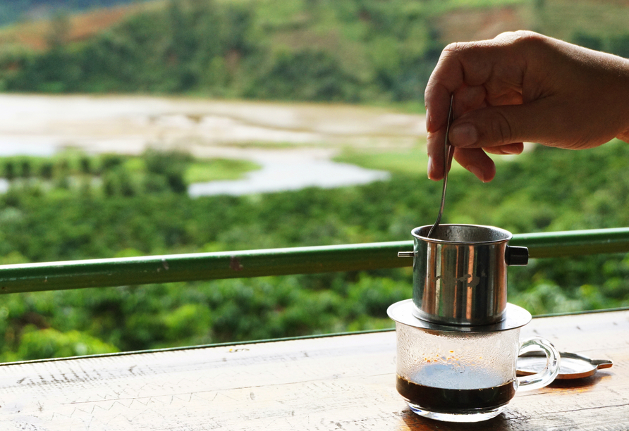 Freuen Sie sich auf die Verkostung von echtem balinesischen Kaffee.