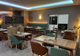 Genießen Sie regionale Köstlichkeiten im Restaurant des Hotels.