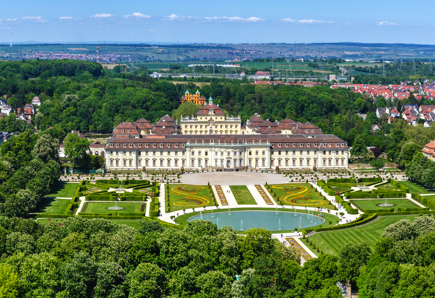 Das Residenzschloss Ludwigsburg zählt zu den größten Barockschlössern Deutschlands.