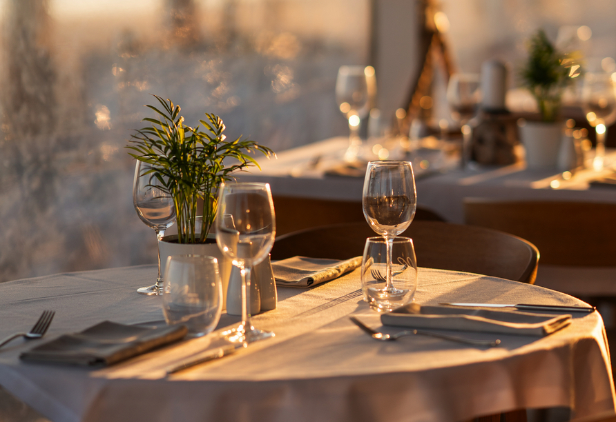 Im Wave Resort & SPA können Sie den Abend entspannt mit einem Glas Wein ausklingen lassen...