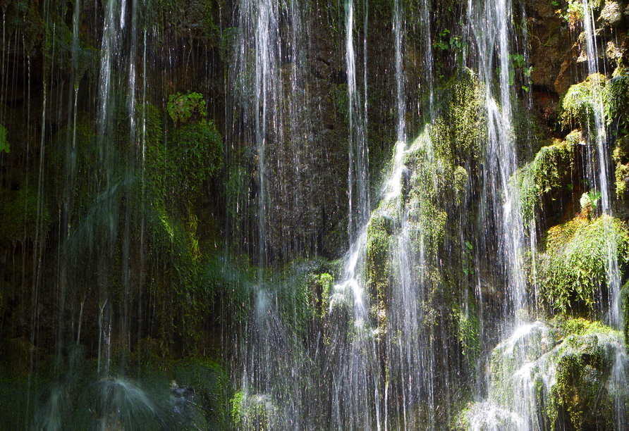 In Argiroupoli erwarten Sie sprudelnde Wasserquellen, schattige Tavernen und ein herrlich ursprüngliches Kreta.