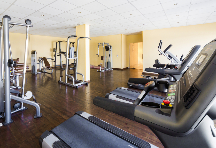 Im Fitnesscenter Ihres Hotels können Sie sich ordentlich auspowern.