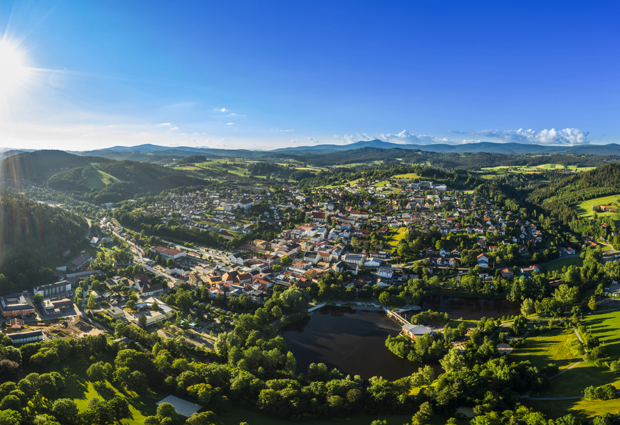 Ihr Urlaubsort Grafenau birgt viele idyllische und grüne Ecken.