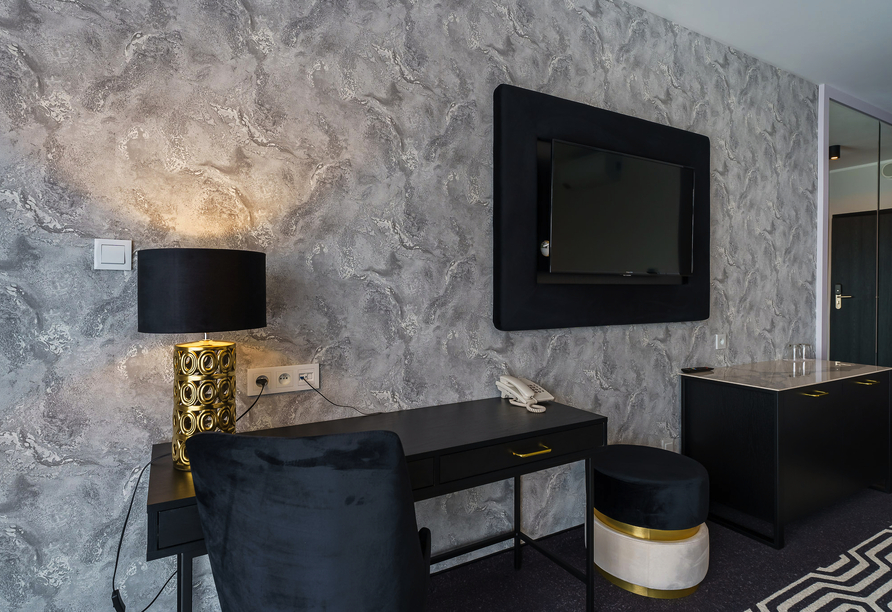 Modern eingerichtete Zimmer erwarten Sie. 