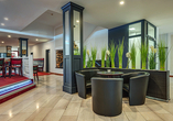 Das Hotel Stadt Mühlhausen ist modern und gemütlich eingerichtet.