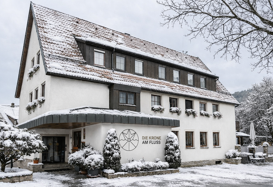 Herzlich willkommen im Hotel Die Krone am Fluss!