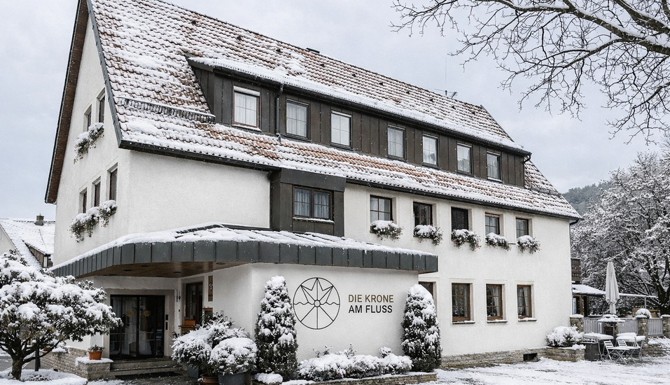 Herzlich willkommen im Hotel Die Krone am Fluss!