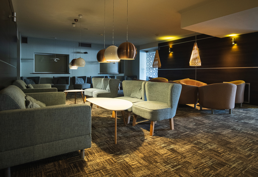 Machen Sie es sich im Hotel gemütlich.