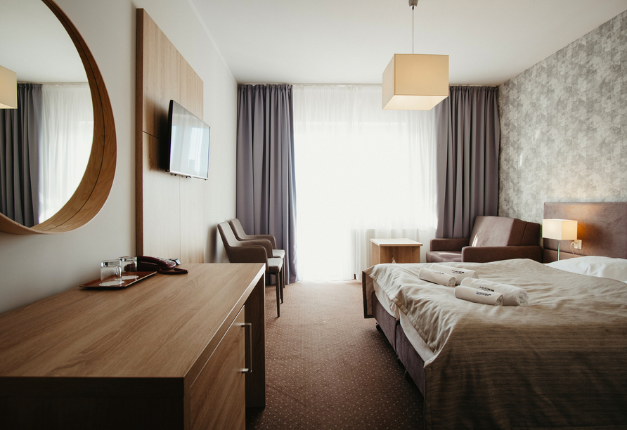 Beispiel eines Doppelzimmers Komfort Plus