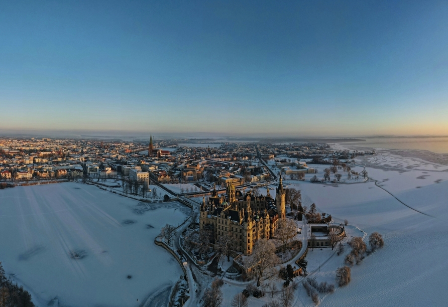 Schwerin aus der Vogelperspektive