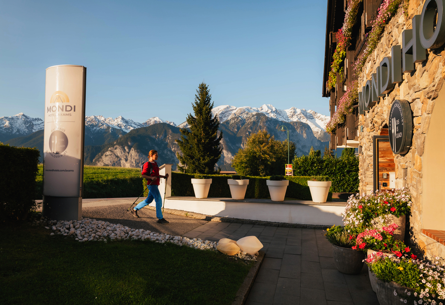 Ihr Hotel ist der ideale Ausgangspunkt für Wanderungen.