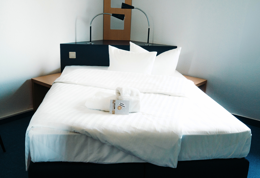 Beispiel eines Einzelzimmers