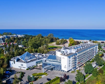 Ansicht Ihres Hotels Ikar Plaza an der polnischen Ostseeküste