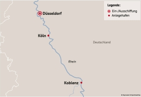 Reiseroute am 13.12.26