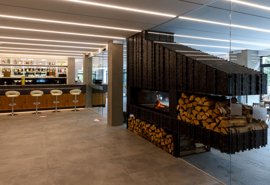 An der Bar werden Sie mit köstlichen Getränken empfangen.