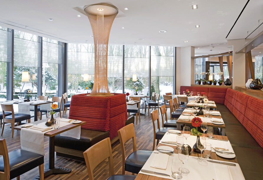 Lassen Sie sich im Restaurant Ihres Hotels kulinarisch verwöhnen.