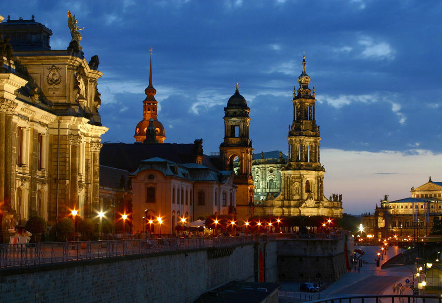 Rückseite des Hotels