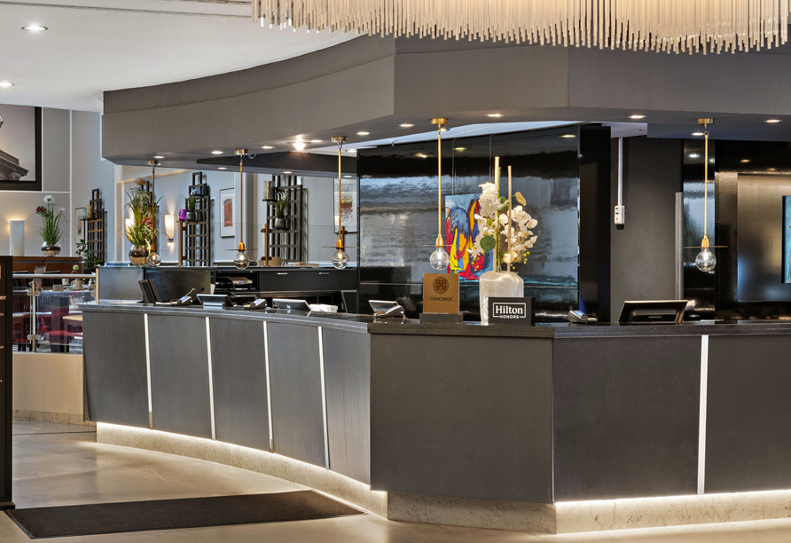 Rezeption des Hotels