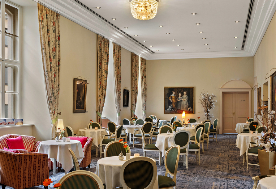 Im Café Vis-à-Vis genießen Sie vollmundigen Kaffee.