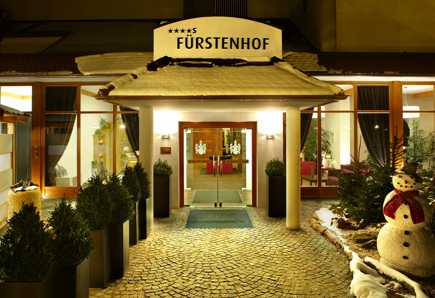 Eingangsbereich des Hotels Fürstenhof