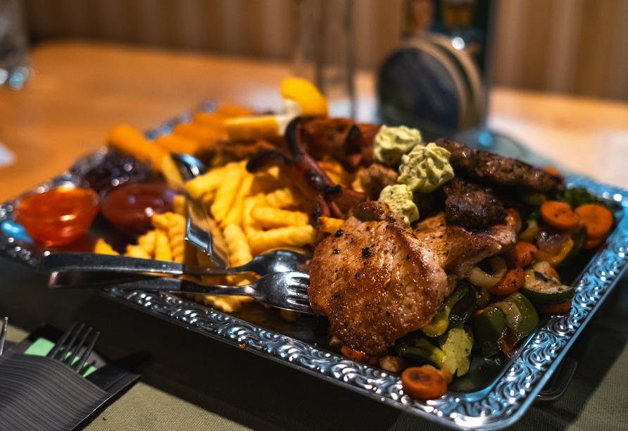 Lassen Sie sich kulinarisch verwöhnen.